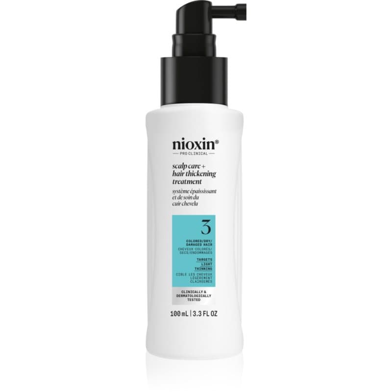 Nioxin System 3 Scalp + Hair Thickening Treatment Leave-In Verzorging voor Dunner wordend Haar 100 ml