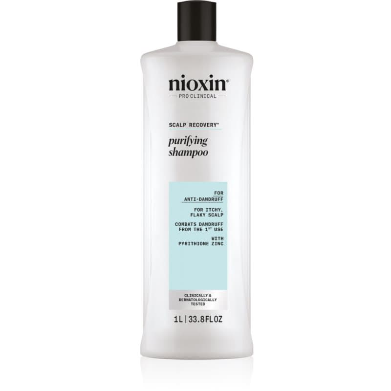 Nioxin Scalp Recovery Purifying Shampoo shampoo voor dunner wordend en verzwakt haar tegen Roos 1000 ml