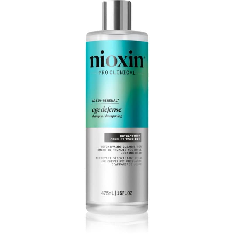 Nioxin Age defense Shampoo Shampoo tegen Veroudering voor alle haartypen 475 ml