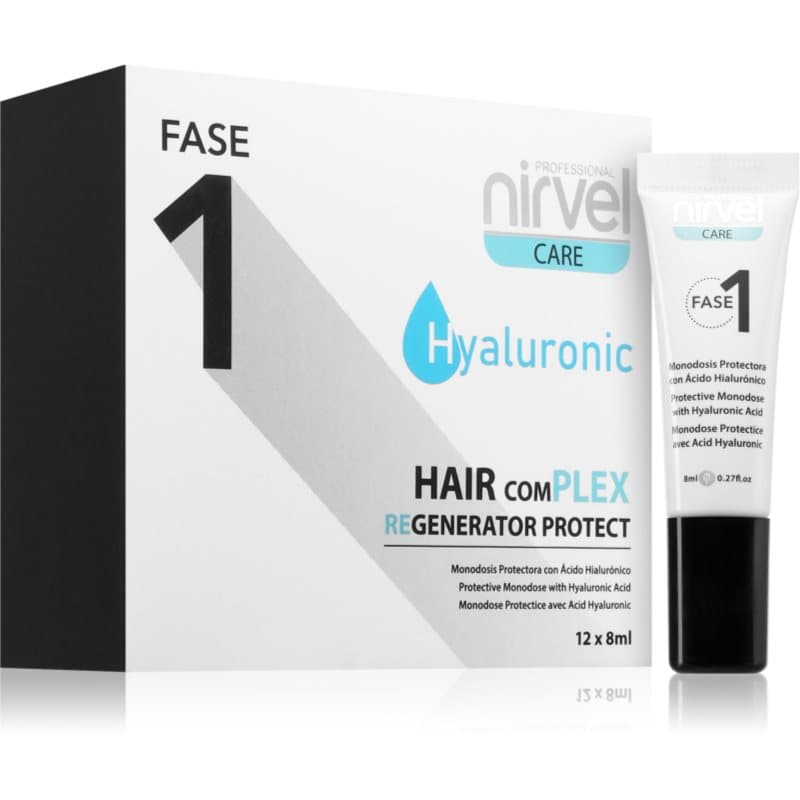 Nirvel Fase 1 Beschermende Verzorging voor Beschadigd Haar 12x8 ml