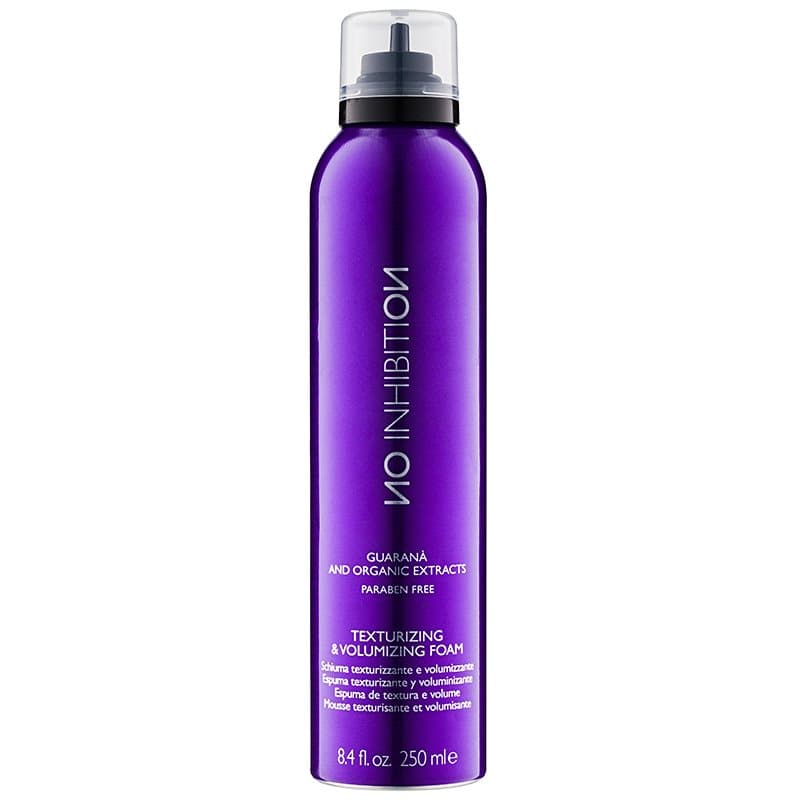 No Inhibition Guarana and organic extracts Texturizing & Volumizing Haarschuim voor Volume en Vorm 250 ml