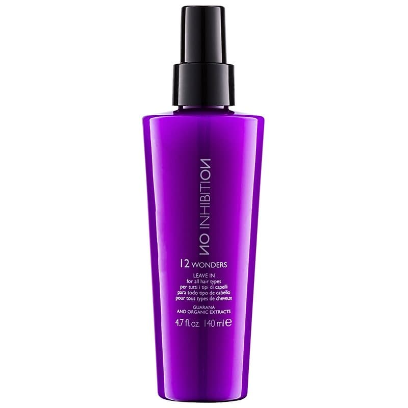 No Inhibition Guarana and organic extracts 12 wonders Intensief Leave-In Haarmasker in spray voor Alle Haartypen 140 ml