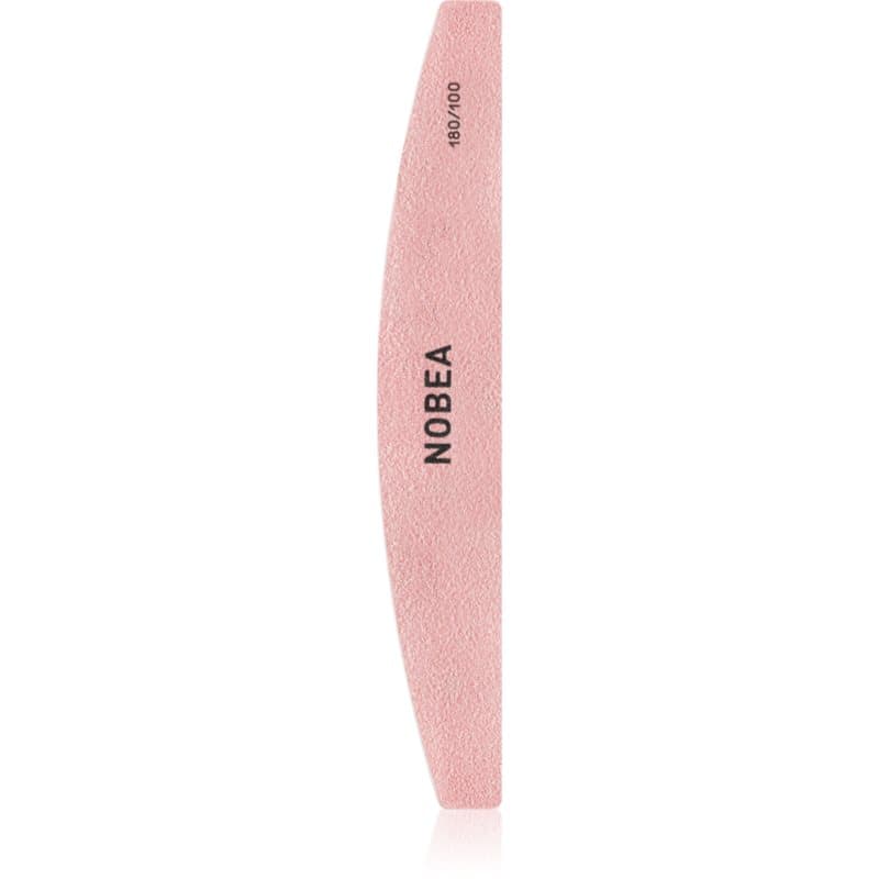 NOBEA Accessories Half-moon Nail File 180/100 klassieke nagelvijl met twee verschillende ruwheden