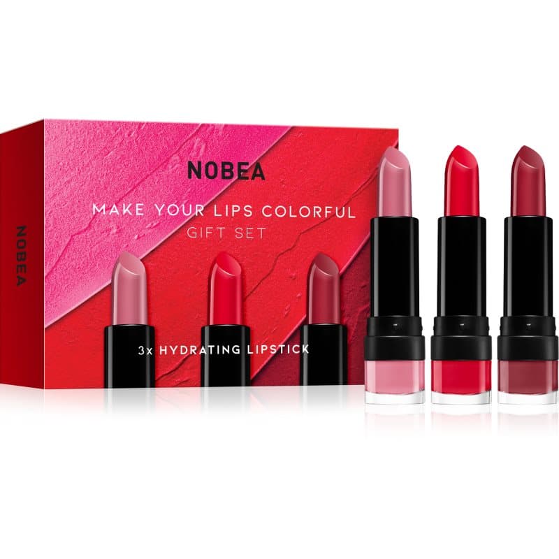 NOBEA Beauty Pleasure NOBEA Make Your Lips Colorful Gift Set lippenstiftenset geschenkeditie
