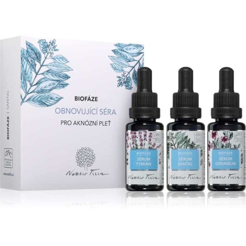 Nobilis Tilia Biofáze Obnovující Séra Santal Gift Set voor Regeneratie van de Huid