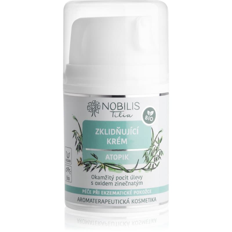 Nobilis Tilia Atopic Kalmerende Crème voor Zeer Droge Gevoelige en Atopische Huid 50 ml