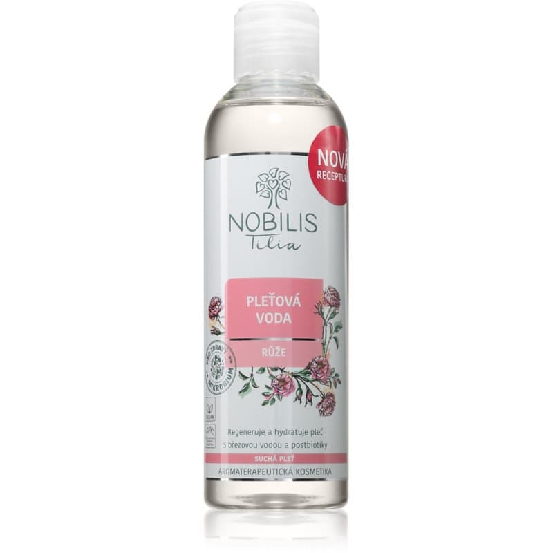 Nobilis Tilia Face Lotion Rose Hydraterende Gezichtswater tegen Veroudering 200 ml