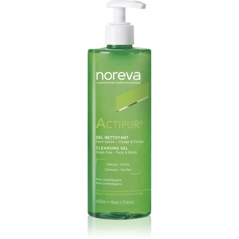 Noreva Actipur Dermo-Cleansing Gel Zachte Reinigingsgel voor Gevoelige Huid 400 ml