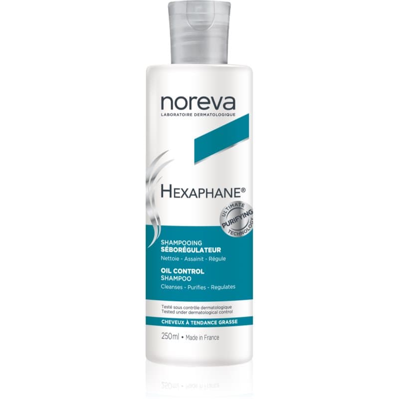 Noreva Hexaphane Oil Control Shampoo Shampoo voor Vet Haar 250 ml