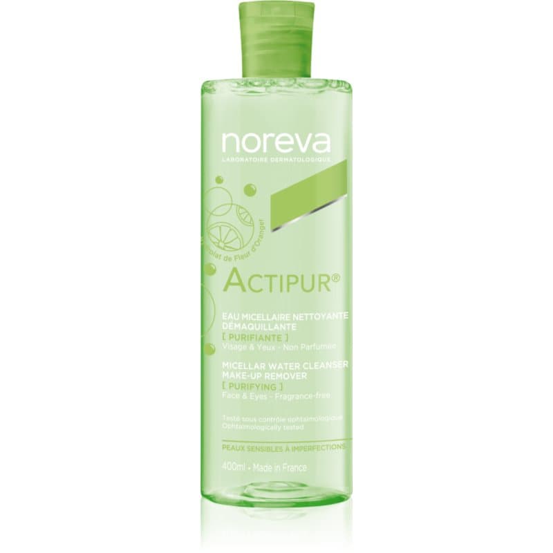 Noreva Actipur Micellar Water Cleanser Make-up Remover Micellair Water 400 ml