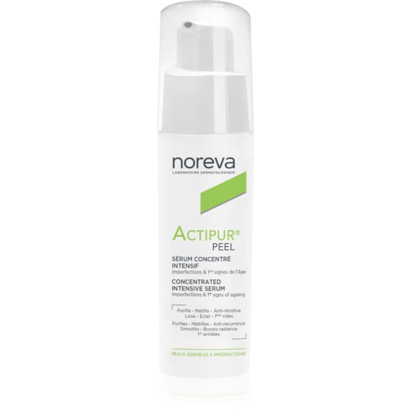 Noreva Actipur Peel Concentrated Intensive Serum exfoliërend peeling serum voor Gevoelige Huid met Acne Neiging 30 ml