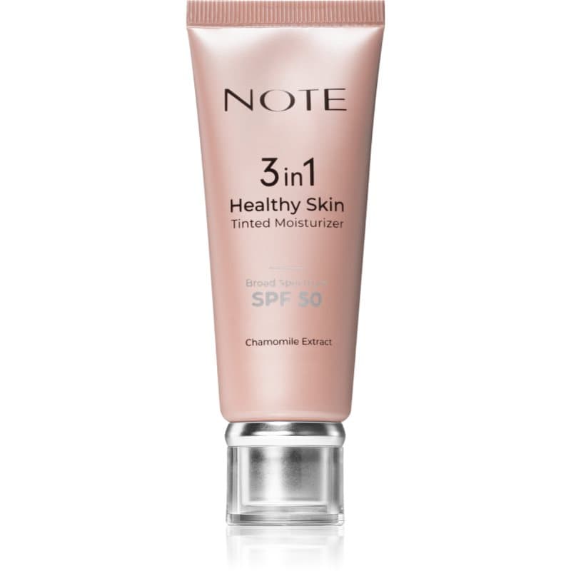 Note Cosmetique 3 in 1 Healthy Skin toniserende, vochtinbrengende crème SPF 50 30 ml