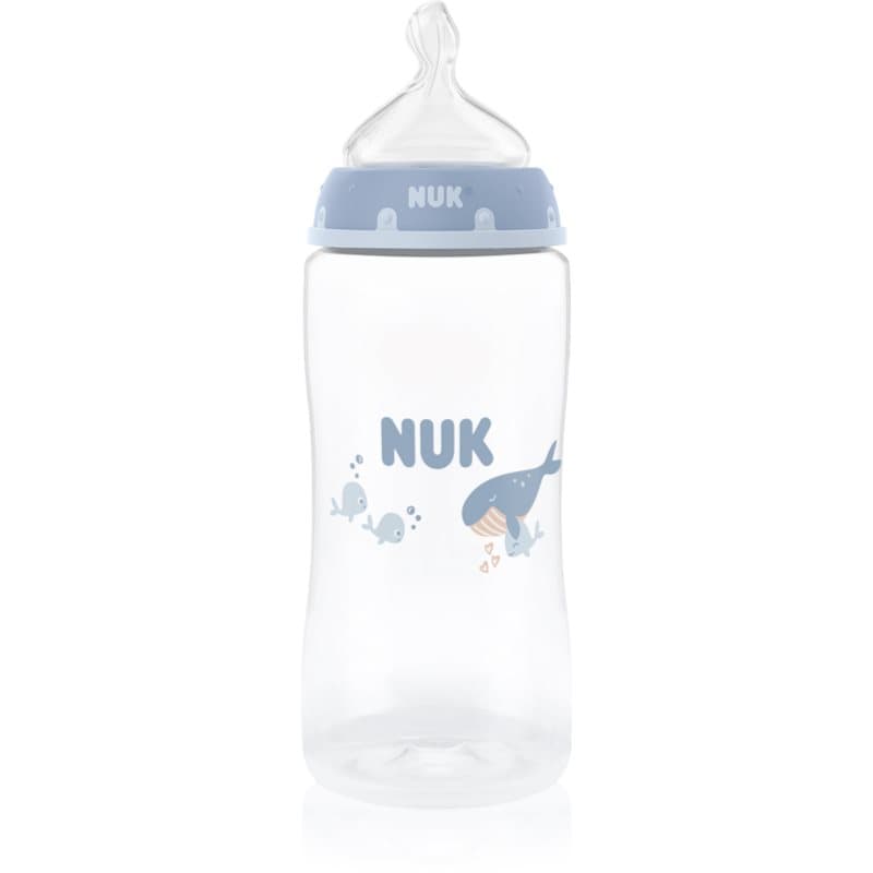 NUK First Choice Whale fles met temperatuurscontrole 3m+ 300 ml