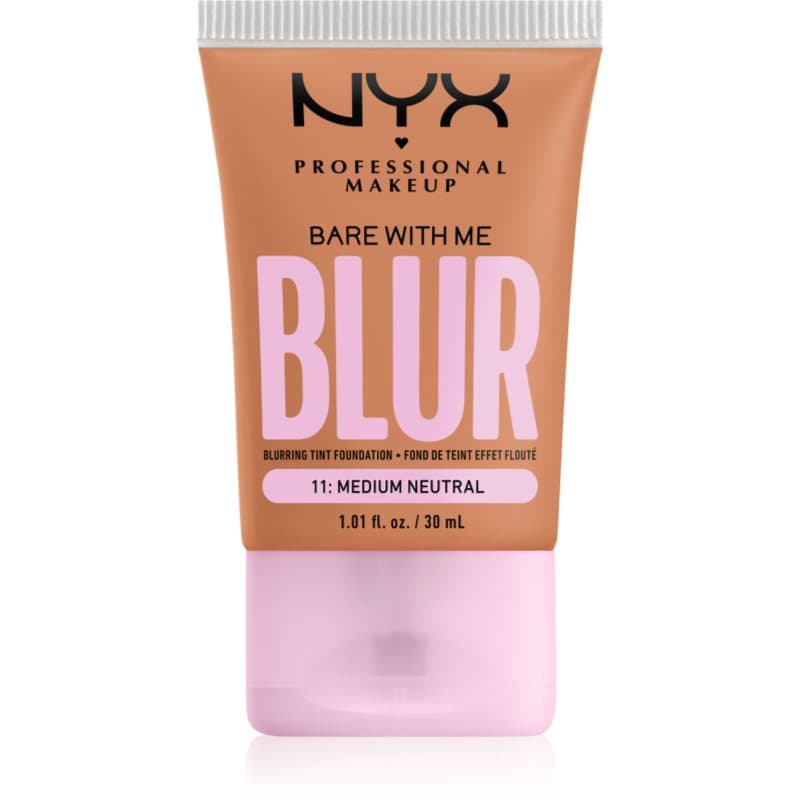 NYX Professional Makeup Bare With Me Blur Tint Hydraterende Make-up Tint 11 Medium Neutral 30 ml