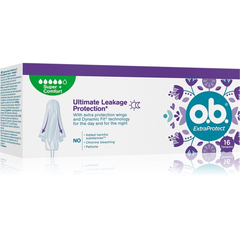 o.b. Extra Protect Super+ Comfort tampons 16 st