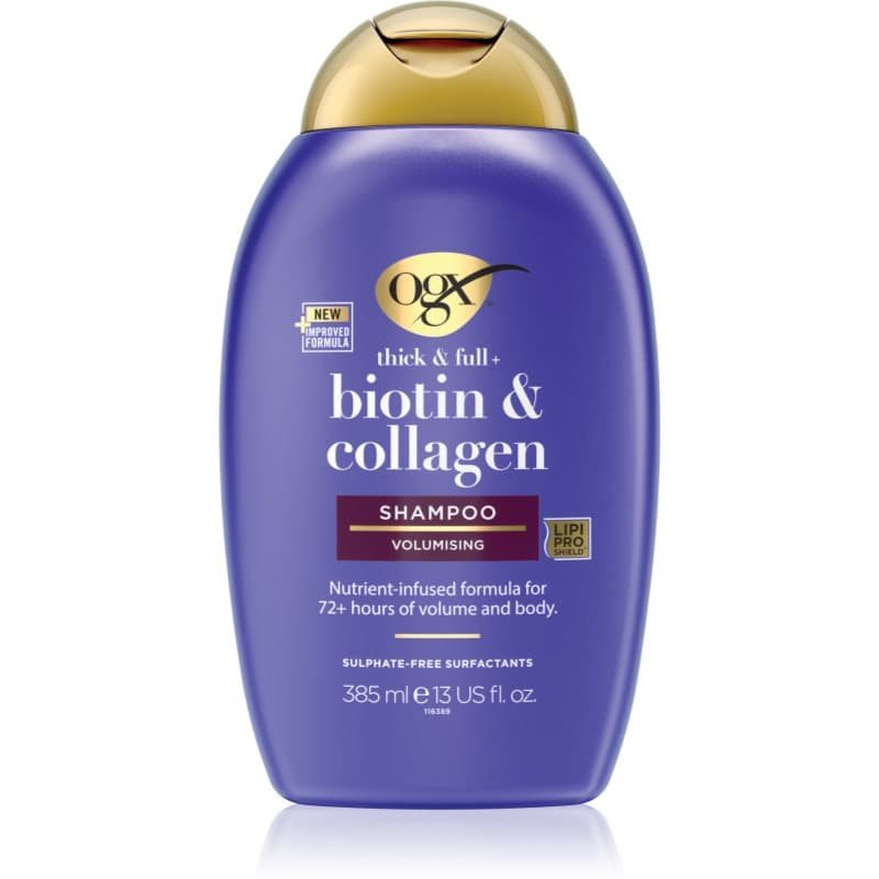 OGX Biotin & Collagen Verdikking Shampoo voor meer volume 385 ml
