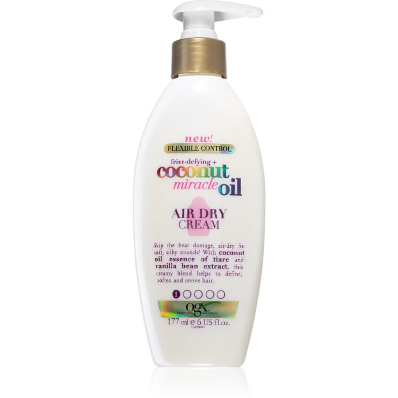 OGX Coconut Miracle Oil Gladmakende Crème tegen Kroes Haar 177 ml