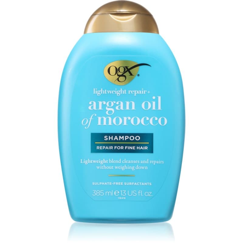 OGX Argan Oil Of Morocco Lightweight Shampoo Shampoo voor Hydratatie en Glans 385 ml