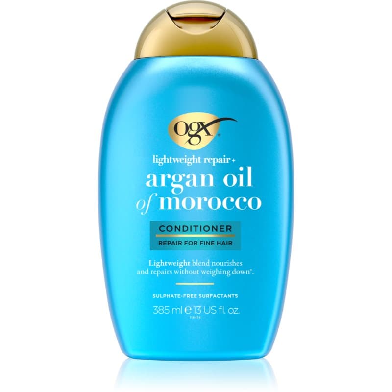 OGX Argan Oil Of Morocco Lightweight Conditioner Lichte Conditioner voor Hydratatie en Glans 385 ml