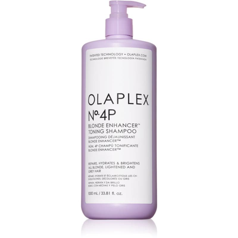 Olaplex N°4P Blond Enhancer Toning Shampoo Paarse Toning Shampoo neutraliseert gele Tinten 1000 ml
