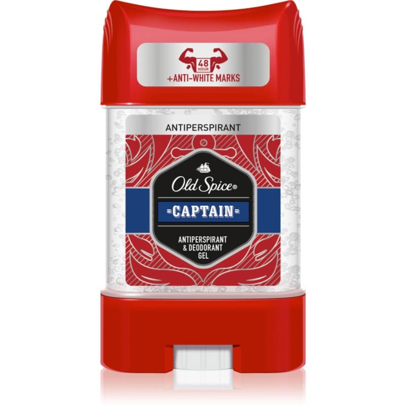 Old Spice Captain Anti Transpirant Gel voor Mannen 70 ml