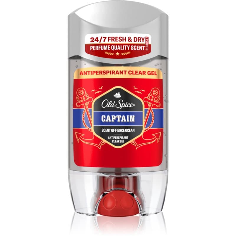 Old Spice Captain Antiperspirant Clear Gel Anti Transpirant Gel voor Mannen 70 ml