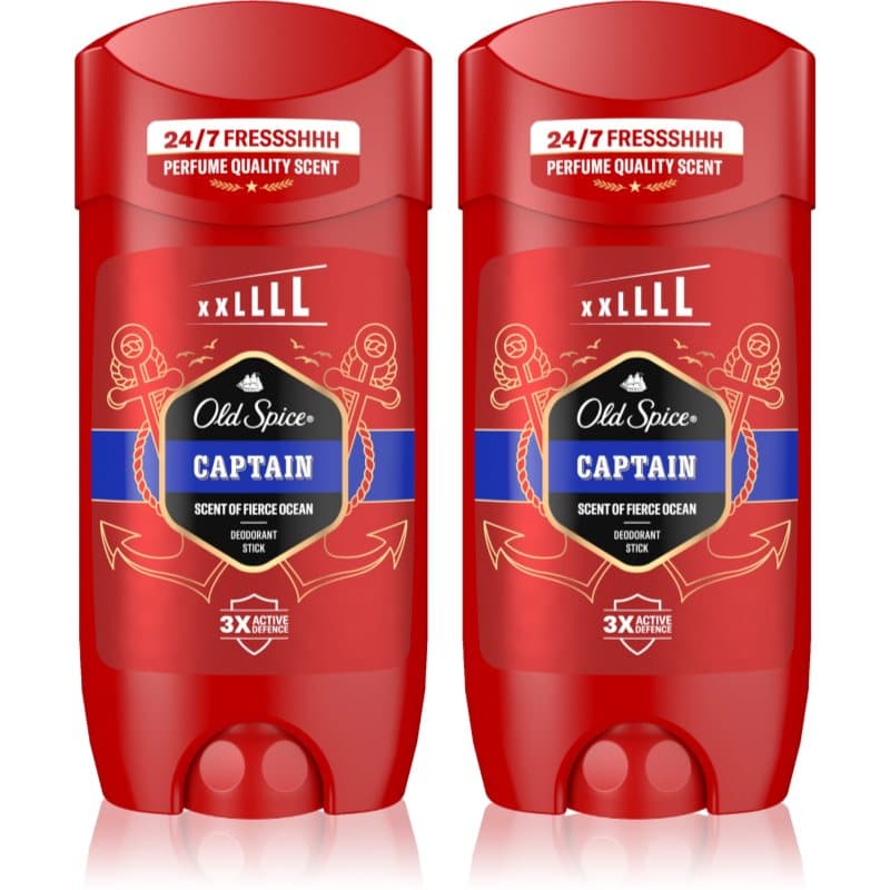 Old Spice Captain Deo Stick voor Mannen 2x85 ml