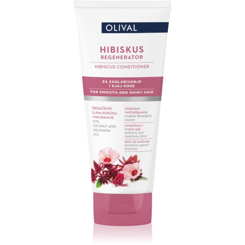 Olival Hibiscus Herstellende Conditioner voor Glanzend en Zacht Haar 200 ml
