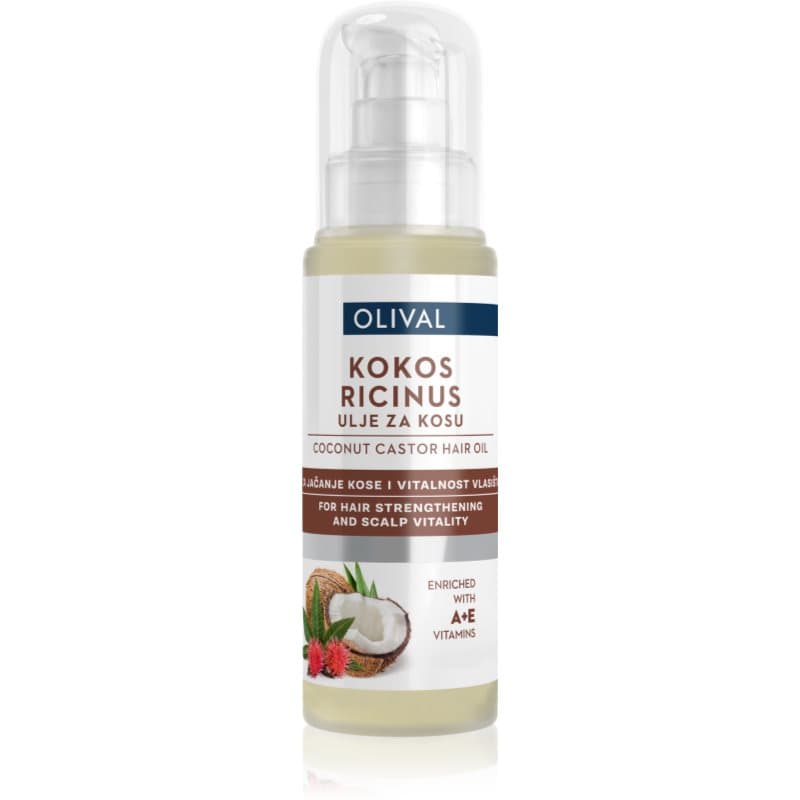 Olival Coconut Castor Wonderolie voor Haarversterking 60 ml