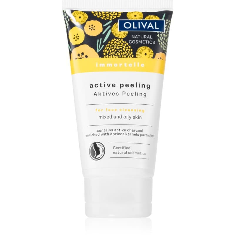 Olival Immortelle Active Peeling Gezichtsreinigend Peeling voor Gemengde en Vette Huid 75 ml