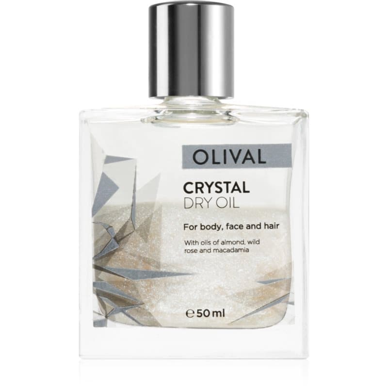 Olival Crystal Dry Oil Multifunctionele droog olie met glitters voor Gezicht, Lichaam en Haar 50 ml