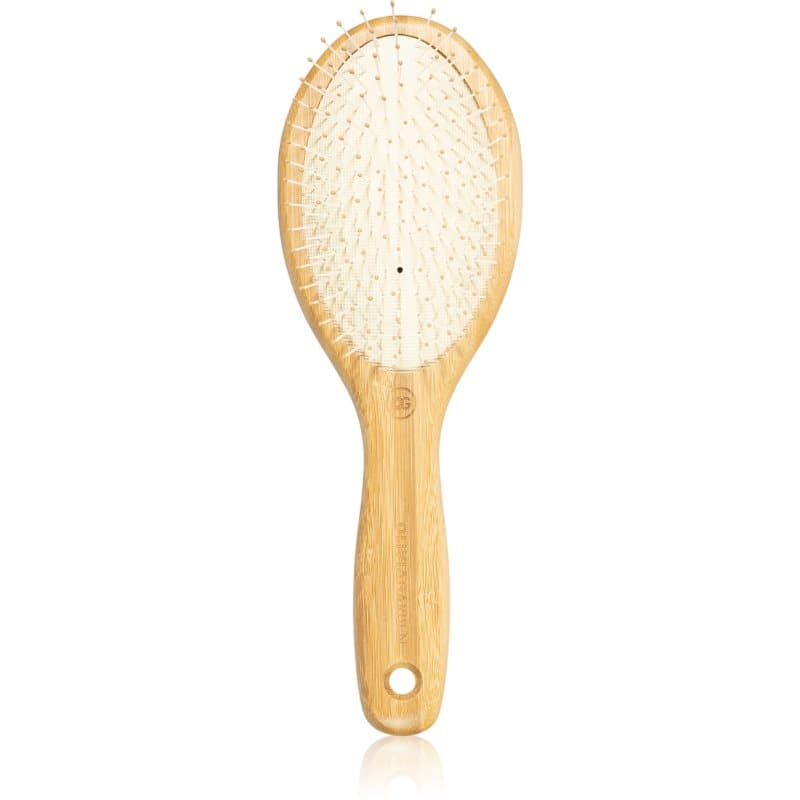Olivia Garden Bamboo Touch platte haarborstel voor Haar en Hoofdhuid Nylon M 1 st