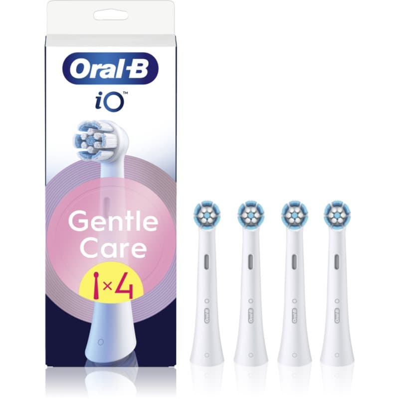 Oral-B iO Gentle Care Vervangende Opzetstuk voor Gevoelig Tandvlees White 4 st