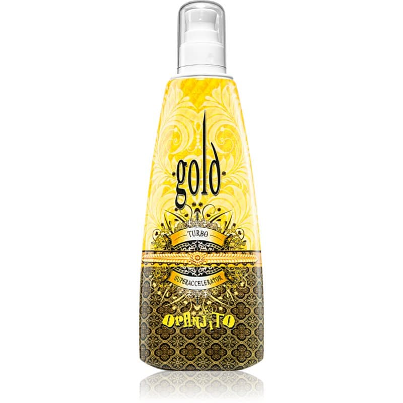 Oranjito Max. Effect Gold Turbo Zonnebankmelk  voor Snellere Bruining 250 ml