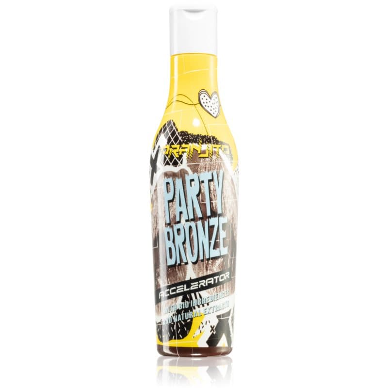 Oranjito Party Bronze Accelerator zonnebadlotion voor solaria met bio-componenten en een bruiningsversneller unisex 200 ml