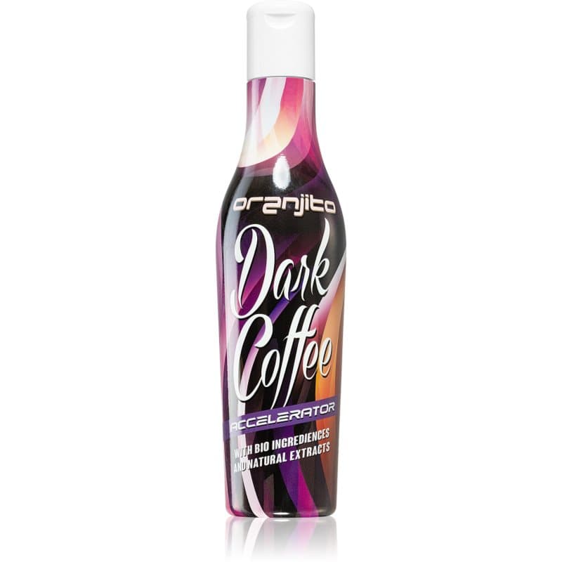 Oranjito Dark Coffee Accelerator zonnebadlotion voor solaria met bio-componenten en een bruiningsversneller 200 ml
