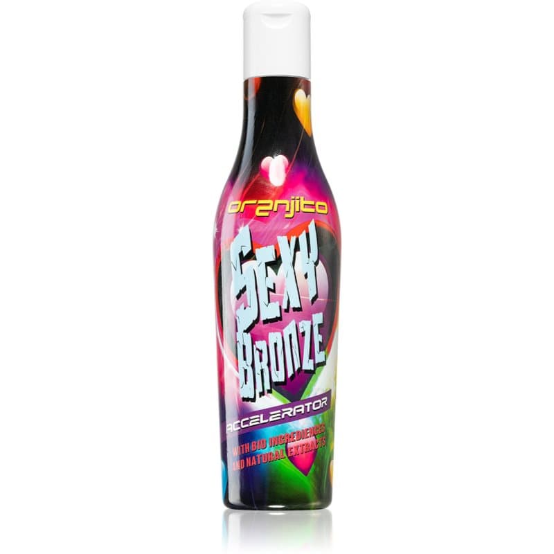Oranjito Sexy Bronze Accelerator zonnebadlotion voor solaria met bio-componenten en een bruiningsversneller unisex 200 ml
