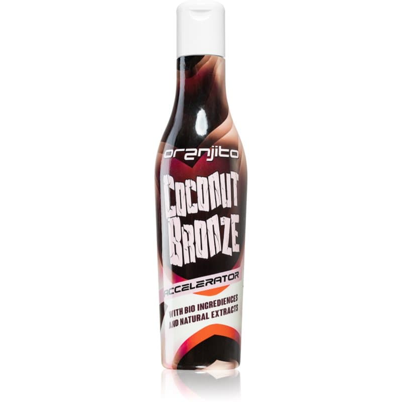 Oranjito Coconut Bronze Accelerator zonnebadlotion voor solaria met bio-componenten en een bruiningsversneller 200 ml