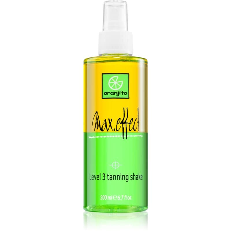 Oranjito Level 3 Shake Twee-Fasen Zonnebank Bruiningsspray 200 ml
