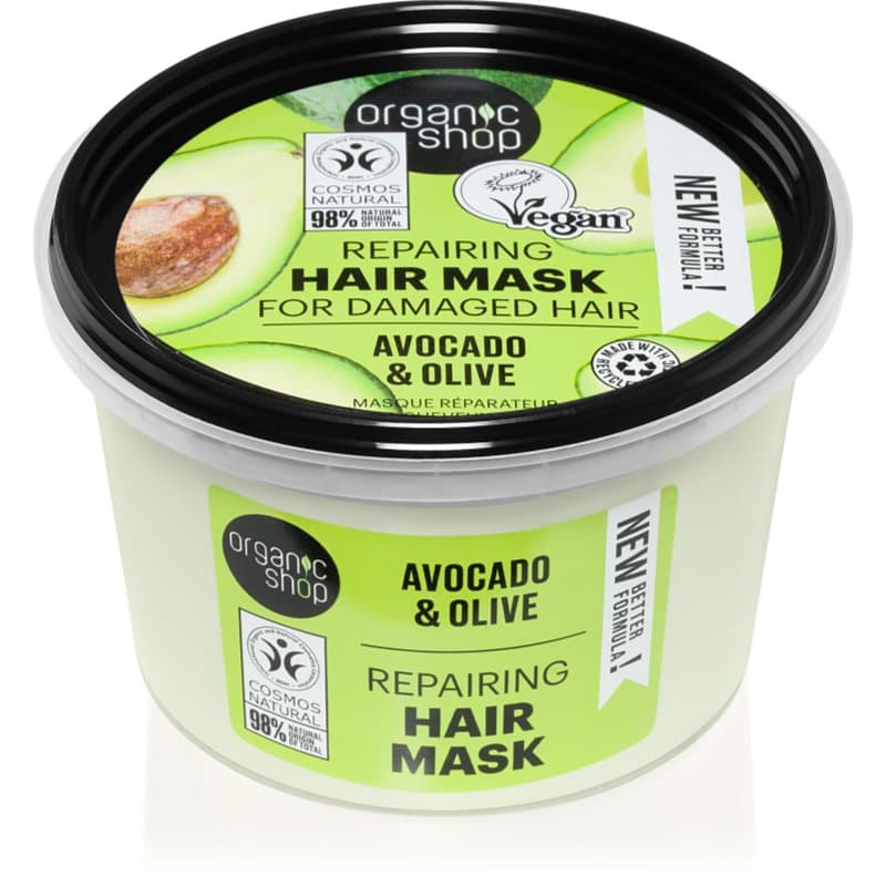 Organic Shop Avocado & Olive Herstellende Haarmasker 250 ml