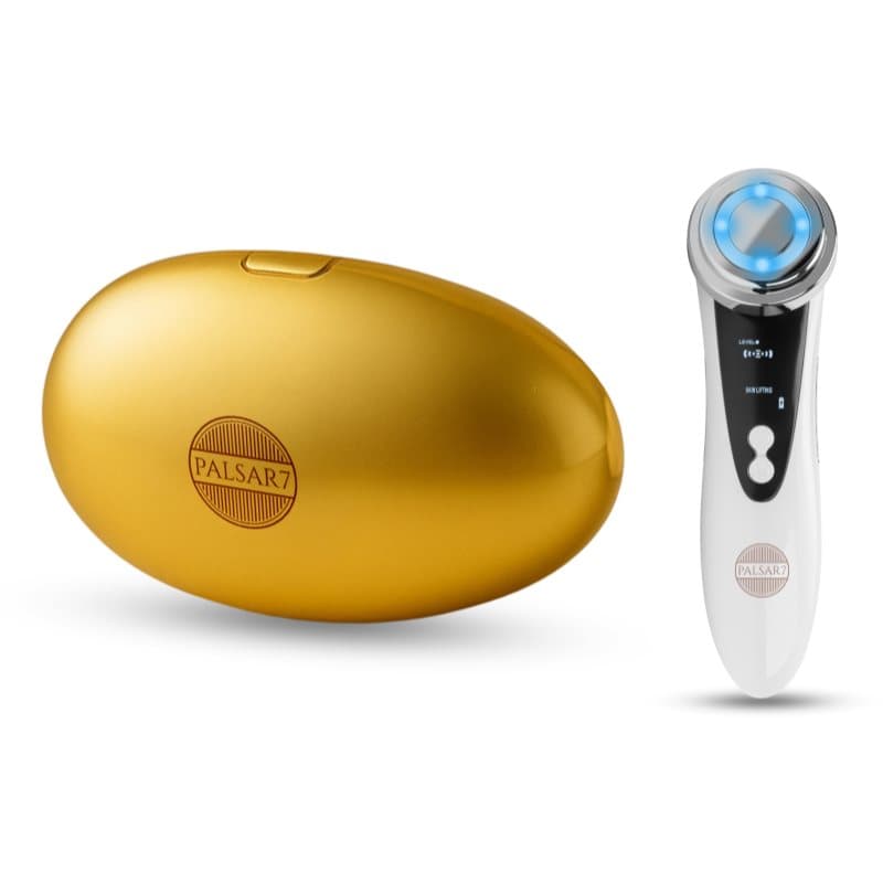PALSAR7 Exclusive Set LED Lip Mask & Galvanic Iron voor speciale prijs Gold