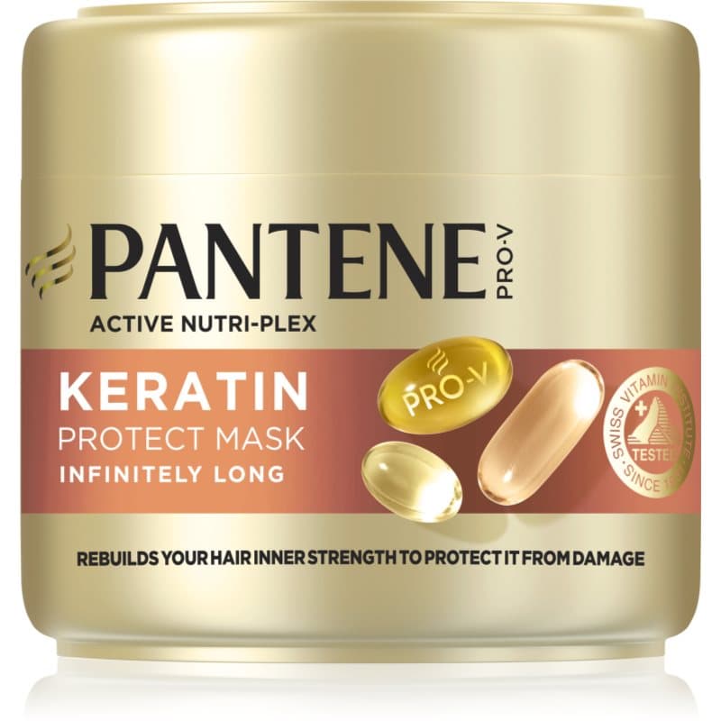 Pantene Pro-V Active Nutri Plex Infinitely Long Keratine Masker voor Droog en Beschadigd Haar 300 ml