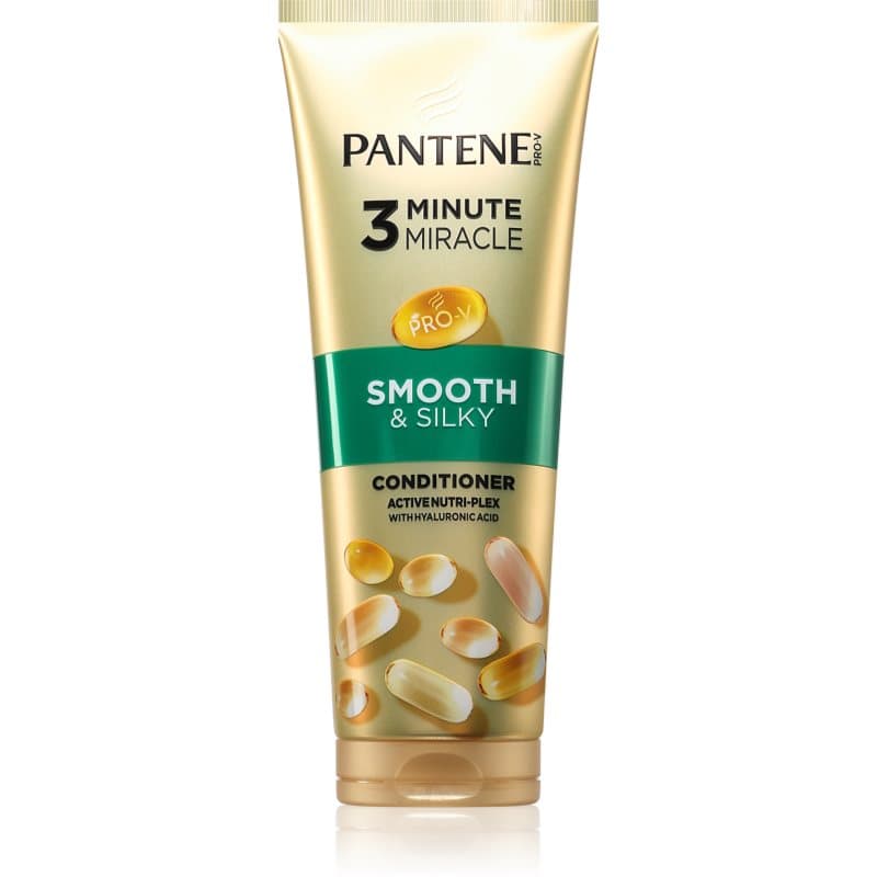 Pantene 3 Minute Miracle Smooth&Silky Diepe 3-Minuten Conditioner voor Beschadigd Haar 220 ml