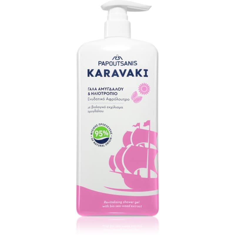PAPOUTSANIS Karavaki Almond Milk & Sunflower Douchegel 750 ml