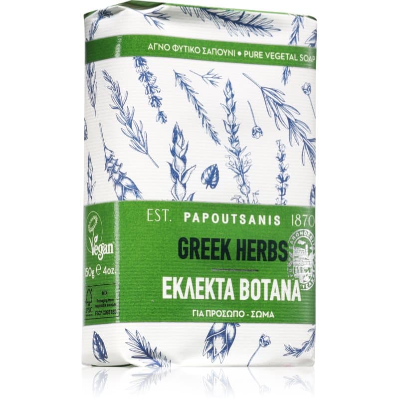 PAPOUTSANIS Greek Herbs Vaste Zeep 150 g