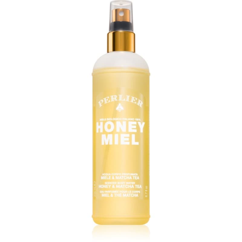 Perlier Honey Miel Honey & Matcha Tea Geparfumeerde Bodyspray voor Vrouwen 200 ml