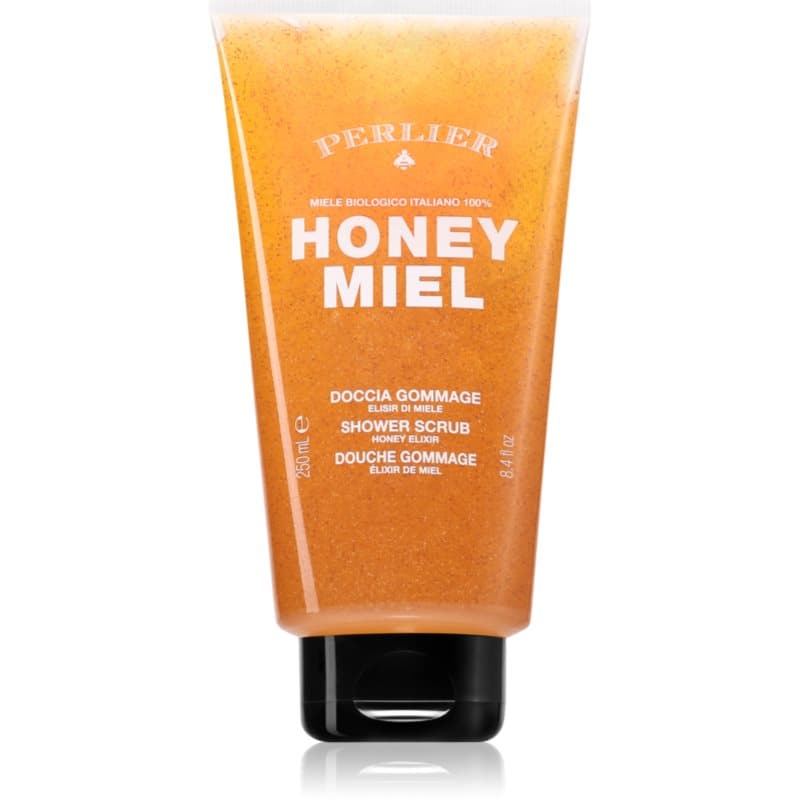 Perlier Honey Miel Body Douche Peeling voor Gevoelige Huid 250 ml