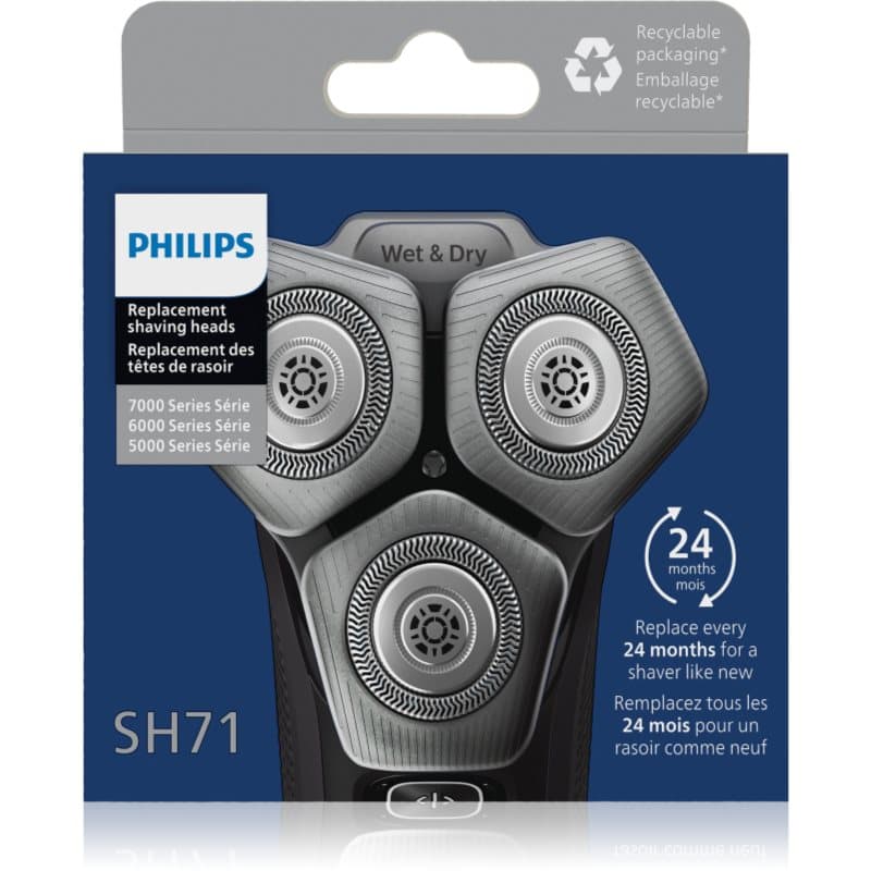 Philips 5000/7000 Series SH71/50 vervangende scheerhoofden SH71/50 1 st
