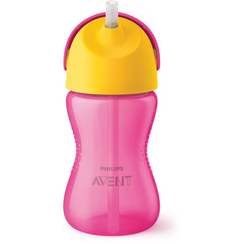 Philips Avent Bendy Straw SCF798/02 12m+ Kop met buigbaar rietje Pink 300 ml