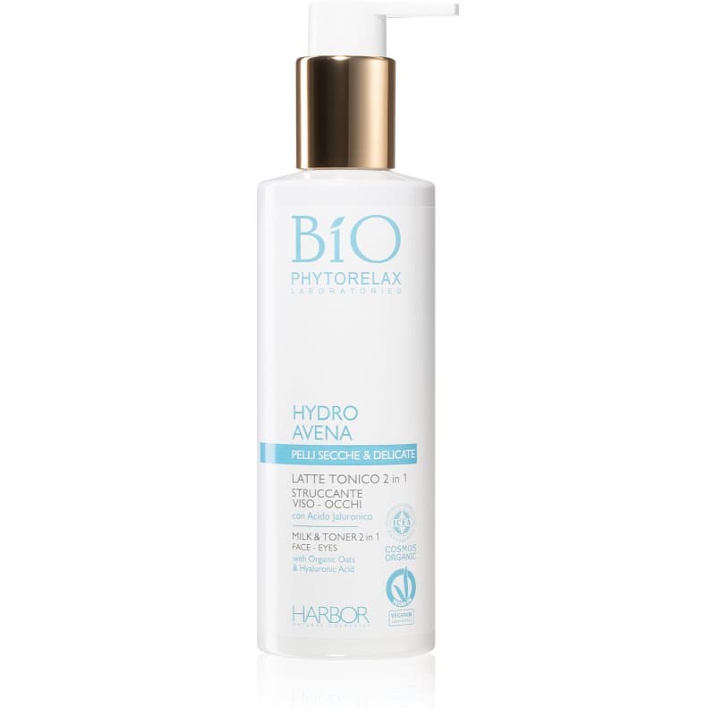 Phytorelax Laboratories Bio Hydro Avena Reinigingsmelk + Huidtoner 200 ml